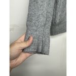 Liz Claiborne  Gray Sweater Size Large NWT $54 Retail Ribbed Knit Pullover L Photo 2