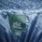 Wild Fable  L Y2K Blue Heaven Shag Teddy Bear Zip Front Satin Lined Jacket Photo 7