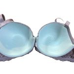 Victoria's Secret Victoria’s Secret Dream Angels Lined Demi 36DD aqua & gray lace crystal embellis Photo 1
