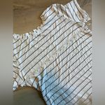 Halogen  Striped High Low Hem Tee Photo 3