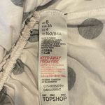 Topshop Polka Dot Cropped Tank Top White Black Size 4 Photo 4