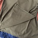 Title Nine  Brown Crossover V Neck 3/4 Sleeve Top Small Faux Wrap Casual Layering Photo 5