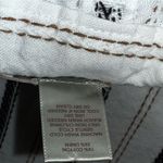 Loft  Outlet Skinny Bermuda Shorts Women's 14 Cotton Linen Black White Stripe Photo 6