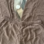 1. State New  High Waist Wide Leg Culotte Pants, Mocha/ Ivory Size XL New w/o Tag Photo 4