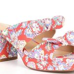 Copper Key  Blooming Floral Print Double Bow Platform Sandals - 8.5 Photo 1