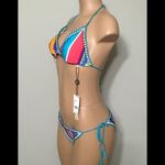 Nanette Lepore Sayulita Serape Vixen Bikini. NWT Photo 2