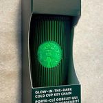 Starbucks  keychain X Wicked Pleated Glow in the Dark Elphaba Witch accessory New Photo 0