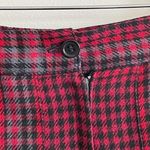 Vintage Red Plaid Pleated Knee High School Girl Skirt Size 10 Photo 6