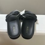 J.Crew NWT Crisscross Style BQ439 Black Slip On Slide Sandals Women’s Size 7 Photo 3