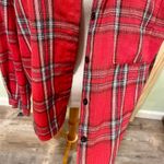 Flannel Jacket With Hood Size XL Red Photo 3