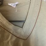 None FINAL MARKDOWN Vintage V-Neck cowboy Sweater with Contrast Stitching large Photo 2