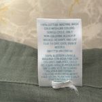 Kona Sol  Sage Green 100%‎ cotton button down Top cover up size M Photo 4