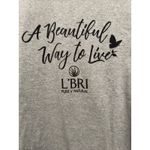 Hanes  Logo L'BRI Pure n Natural‎ T-Shirt Graphic Tee Short Sleeve Top Medium Photo 2