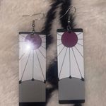 Anime Acrylic Drop Earrings Demon Slayer Kimetsu no Yaiba Multiple Photo 2