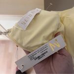 Meshki NWT Yellow Celena Rushed Thin Strap Mini Dress Size Medium In Lemon Photo 5