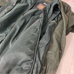 wilson's leather Vintage  Adventure Bound Green Trench Coat Jacket Photo 2