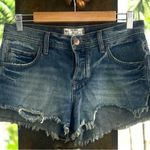 Free People  Distressed Look and Raw Hem Denim Shorts Photo 2