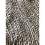 Brooks Brothers Women Purse Herringbone Wool and leather Tote Top handle EUC Photo 5