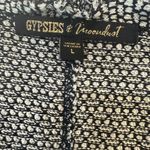 Gypsies & Moondust  Black and White Cardigan Cabincore Large Photo 2
