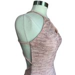 Jovani  Blush Glitter High Neck Mermaid Prom Dress 52144 Sz 4 Photo 5