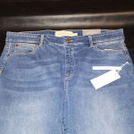 Soft Surroundings NWT  Womens Straight Leg Full Length Jeans XL‎ Photo 2
