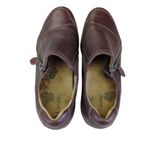 Taos Character Leather Shoes‎ Women's US 7 Brown Zip Up Comfort Casual Loafers Photo 5
