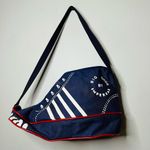 Vintage BIG SHOE BY IMPERIAL Blue Red White Shoe Detail Zip Up Gym Travel Bag Photo 10