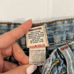 True Religion  women size 27 raw hem Jean shorts 100% cotton Photo 9