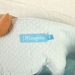 J. McLaughlin J. McLauglin Jacquard Button Ankle Pants Size 8 Light Blue Side Zip Cotton Photo 6