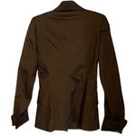 Patrizia Pepe Italian Brown shiny metallic blazer​ Size L Photo 2