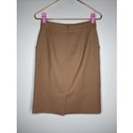 MM Lafleur The Remy Skirt Washable Wool Twill Camel Brown Sz 2 Photo 4