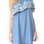 Rebecca Minkoff Embroidered One Shoulder Dress Photo 1