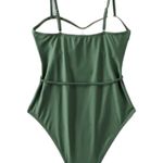 Zaful  camouflage green belted one piece size medium Photo 1