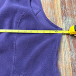 Karen Scott  Purple Fleece Full Zip Vest Plus Size XXL Winter Cabincore Photo 8