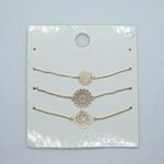 Forever 21 NWT  3 Gold Bracelets Photo 0