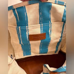 Vera Wang Blue striped tote Photo 7