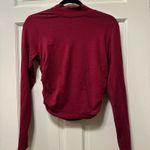 Bobi  Cropped Shirred‎ Turtleneck Top Photo 1