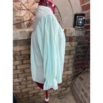 bed jacket satin lace aqua Blue Size L Photo 6