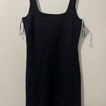 J.Crew Knit Squareneck mini Sweater Dress in black size Small Photo 1