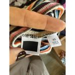 Striped Turtleneck Long Sleeve Top Fitted Tee Multicolor XS Photo 2