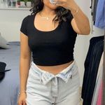 PacSun Black Ribbed Top Photo 0