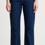 RE/DONE Premium denim with  90s High Rise Loose Dark Wash High Rise Straight Leg Jeans  Photo 0