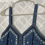 Jean Dress 6 8 Maxi Western Modest Trad Wife Country Prairie Cottagecore Blue Photo 4
