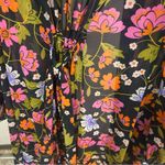CAbi Mingle Kimono style #6252 with pockets S Floral Long Sleeve Dress Photo 4