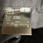 Uniqlo  Womens Black Cargo Pants Size 6 Large 100% Cotton Cargo Utility Photo 2