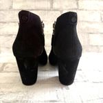 Rag and Bone  Margot Black Suede Ankle Booties Heels Side Zip 3.5" Sz 41 (10.5) Photo 5