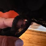 Wishlist  Apparel Black Lace Long Sleeve Bodysuit Photo 5