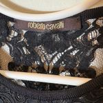 Roberto Cavalli Black Lace Pattern Sleeveless Mini Dress Size 40 (US 4) Photo 6