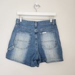 American Vintage Vintage Riveted by Lee Mid Wash Denim Jean Shorts High Waisted Jorts Photo 4