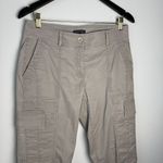 Eileen Fisher  Pants Tapered Cargo Khaki Green Size 8 Photo 1